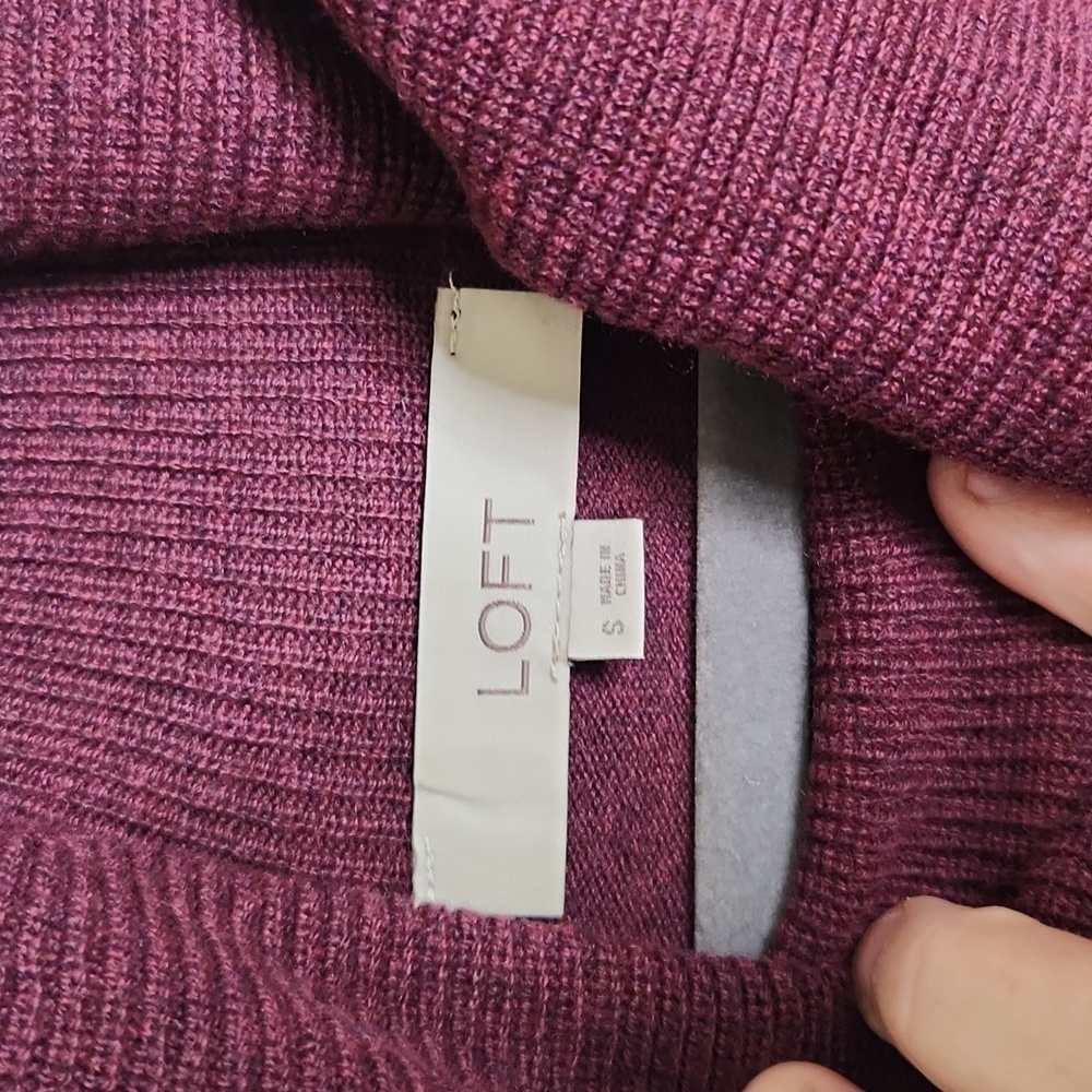 Loft cowl neck sweater, size small‎ - Picture 2 of 5